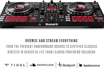 Amazon.co.jp: Numark 中級者向け 4デッキ DJコントローラー と 密閉型