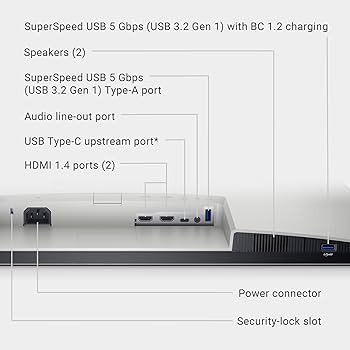 Amazon.com: Dell S2722DC Monitor - 27-inch WQHD (2560x1440) 75Hz