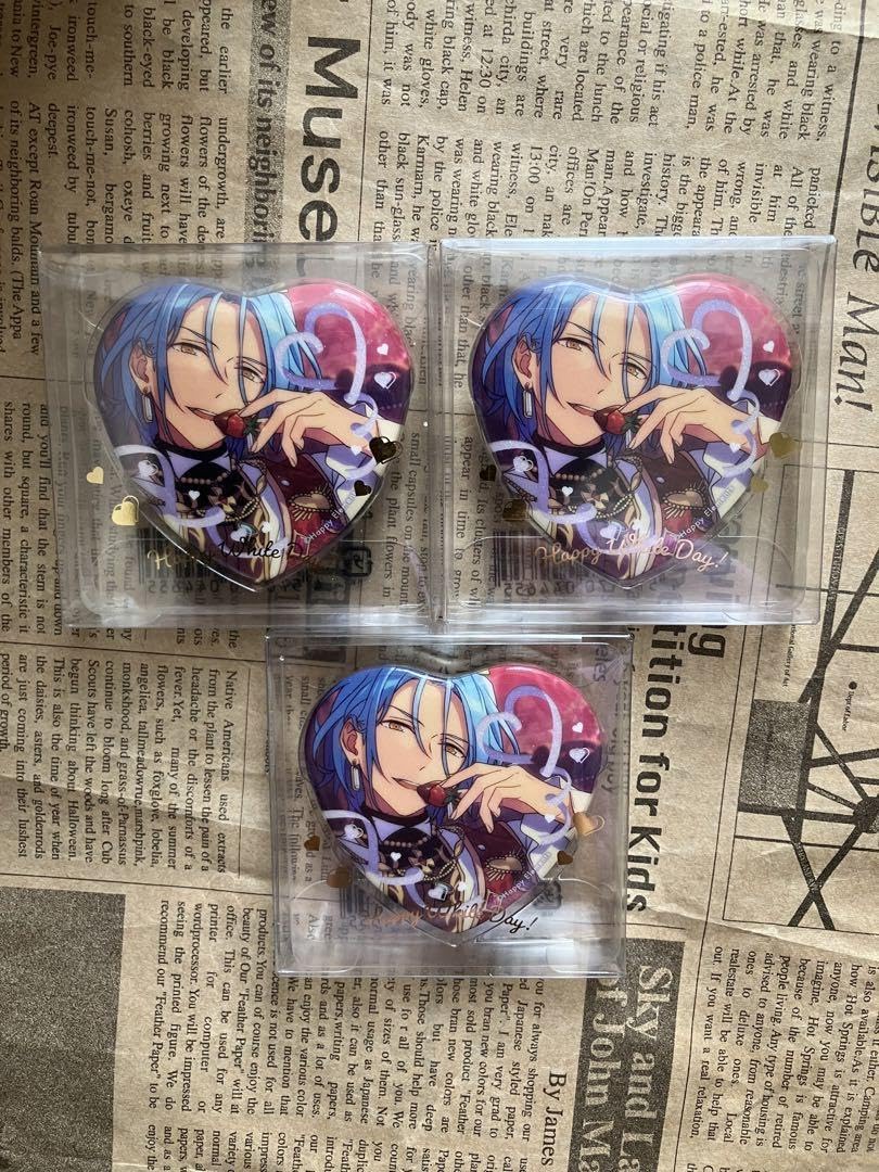 神崎颯馬 ホワイトデー ハート缶バッジ 【公式通販】