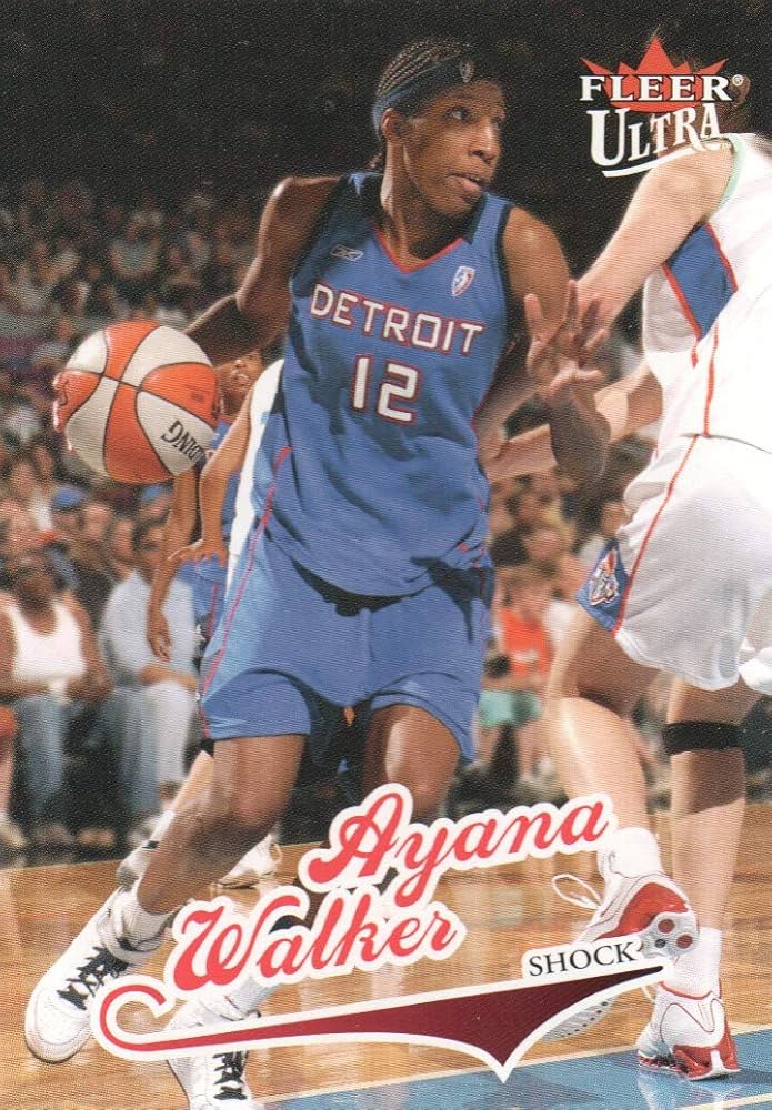 Amazon.com: 2004 Ultra WNBA #77 Ayana Walker Detroit Shock