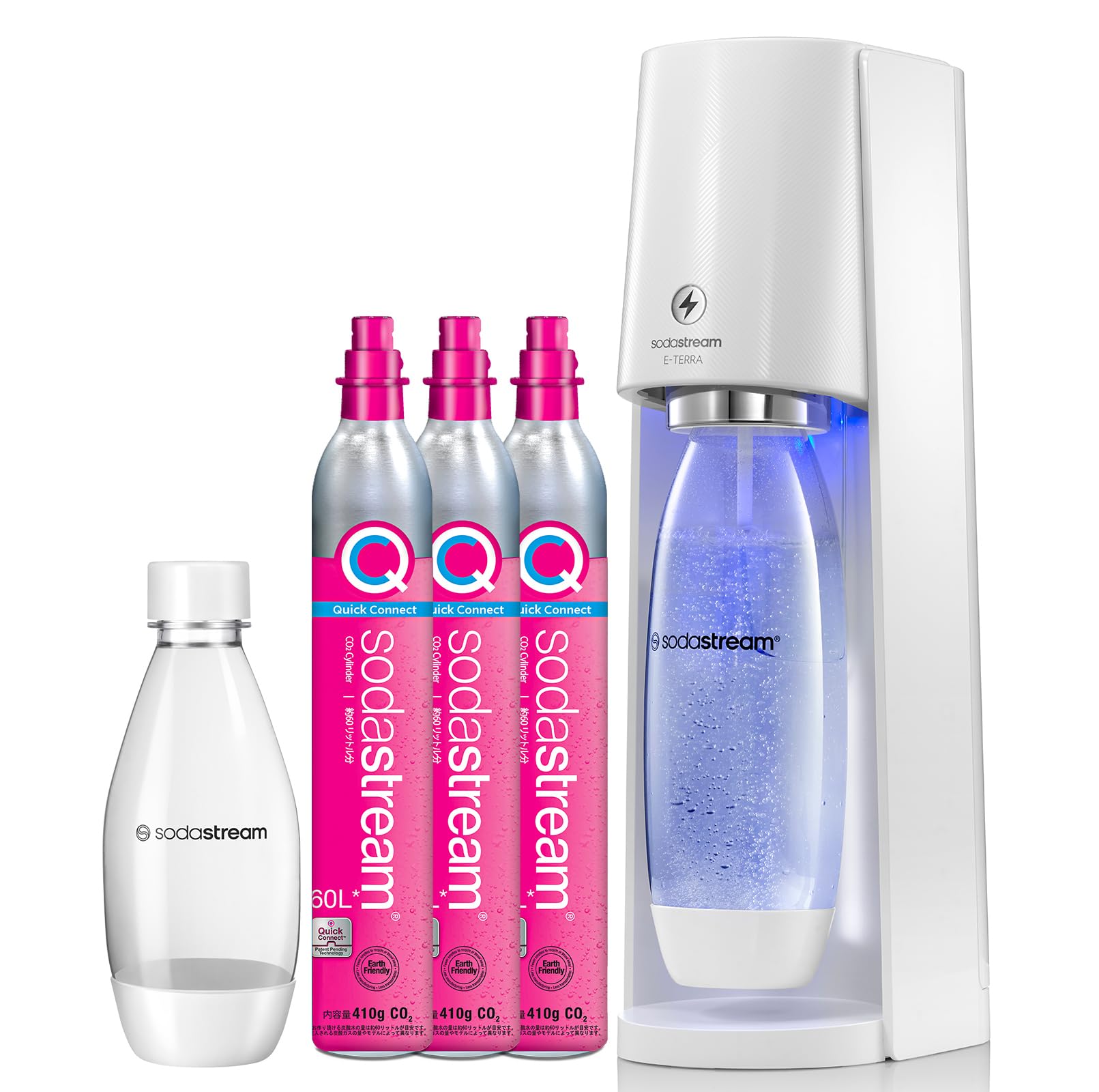 Amazon | [公式] ソーダストリーム E-TERRA(E-テラ) スターターキット