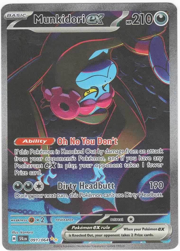 Pokemon – Munkidori ex 091/064 - Shrouded Fable – Special
