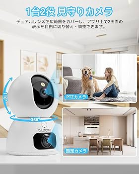 Amazon.co.jp: 【2in1デュアルレンズ・ワンタッチ通話】 ペットカメラ