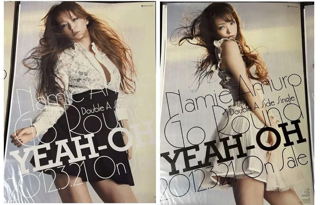 P P 新品 非売品 安室奈美恵 販促 告知 ポスター B2 YEAH-OH 新品