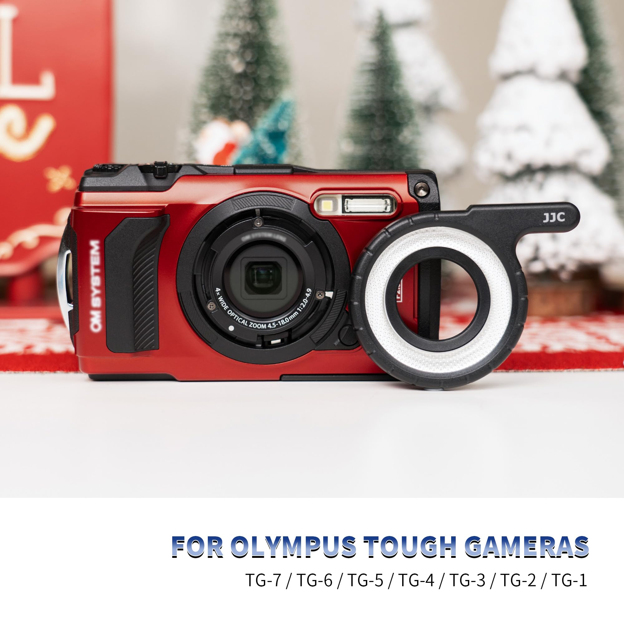 Amazon | JJC LEDライトガイドリング Olympus Tough TG-7 TG7 TG-6 TG6