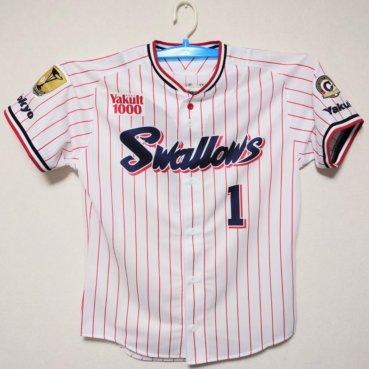 2021セリーグ優勝記念ユニフォーム 山田哲人 2021セリーグ優勝記念