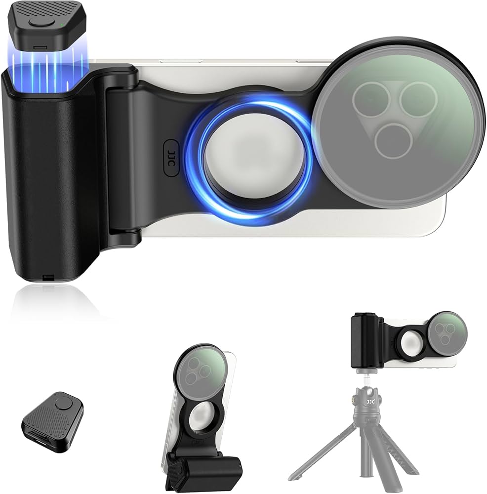 Amazon.co.jp: JJC 改良モデル マグネット スマホグリップ + スマホ