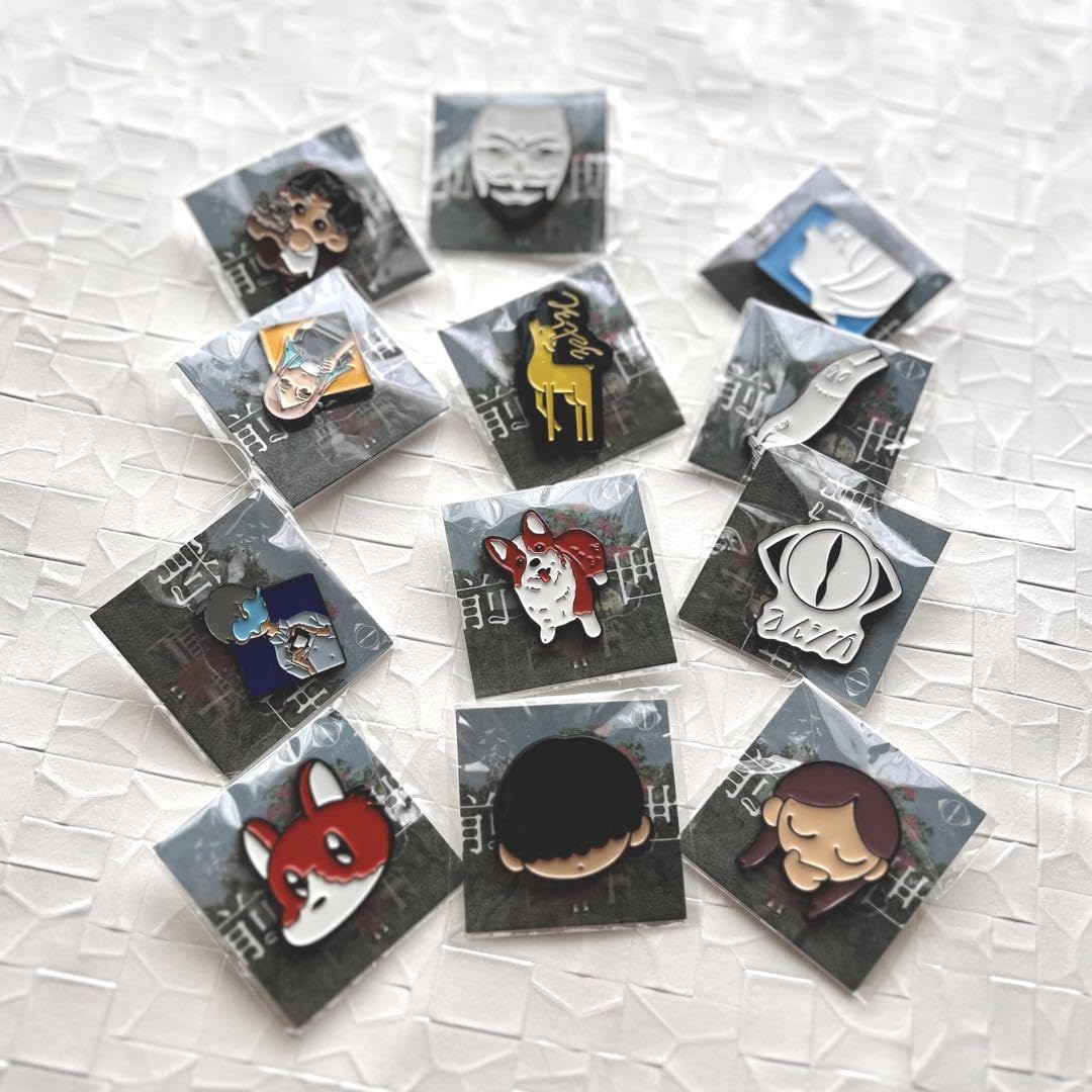 Amazon | ヨルシカ 2024 前世 ピンバッジ ガチャ 12種 コンプリ