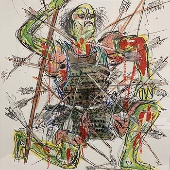 Amazon.co.jp: 黒澤明 「 針鼠 」乱 リトグラフ 映画監督 芸術 美術 額