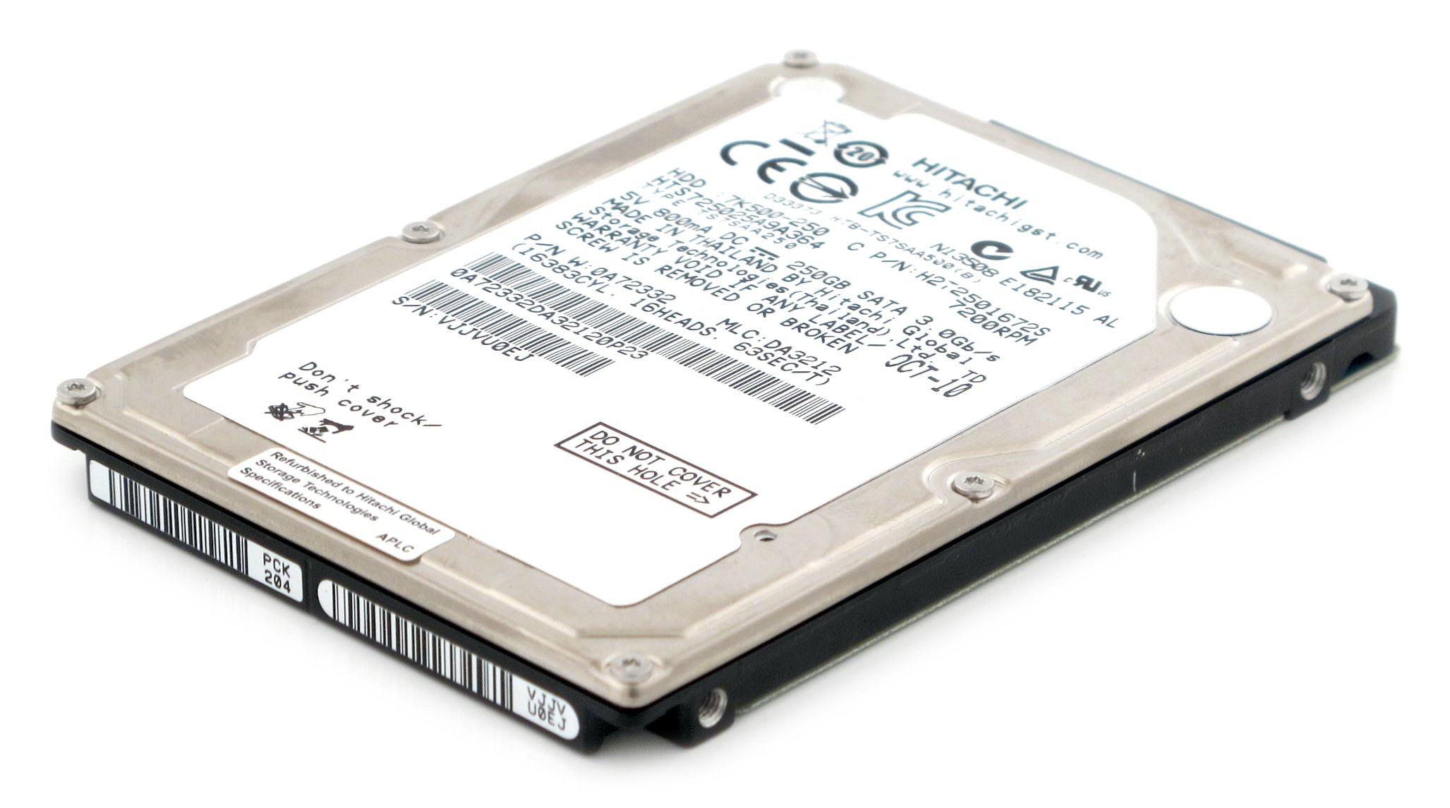Amazon.com: Hitachi Travelstar 250GB 7200 RPM SATA Hard Drive HDD