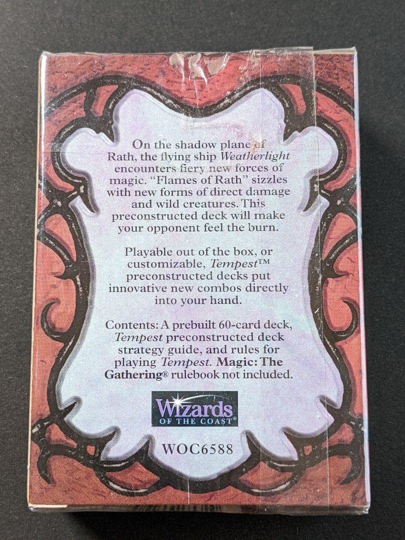 Amazon.co.jp: MTG Tempest Flames of Rath テーマデッキ : おもちゃ