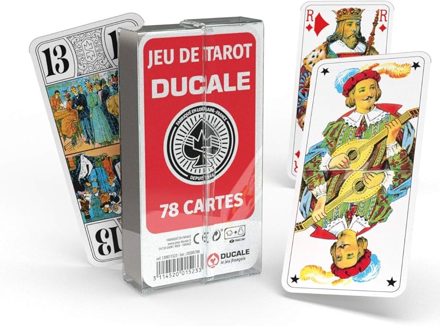 Amazon.com: Ducale, Le jeu Français Tarot Game 78 Cards – Ages 6