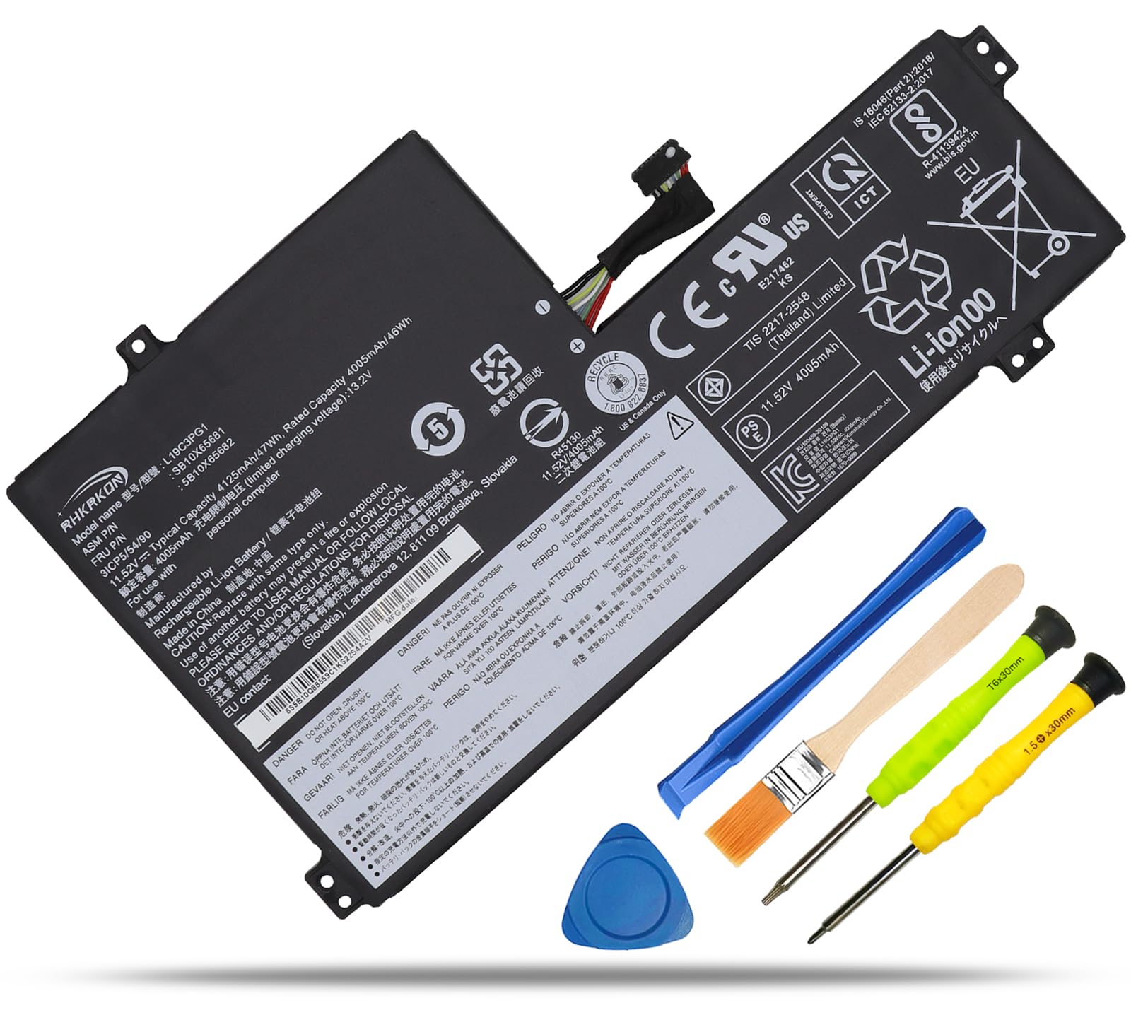 Amazon.com: RHKRKQN L19M3PG1 L19C3PG1 Laptop Battery Replacement
