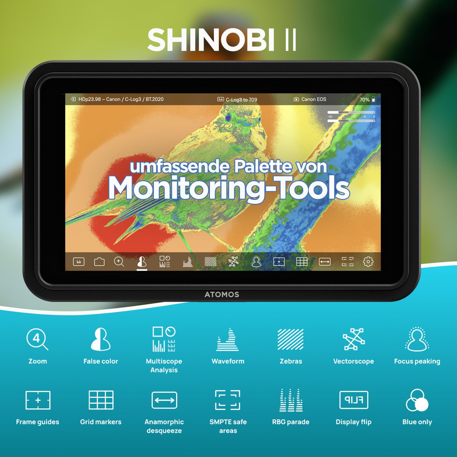Amazon.com : Atomos Shinobi II HDMI 4K Monitor with HDR