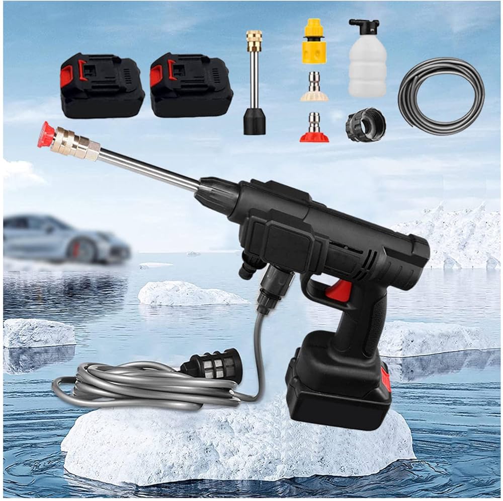 Amazon | コードレス 高圧洗浄機, ハイパワー 600W、24v1500mah 高性能
