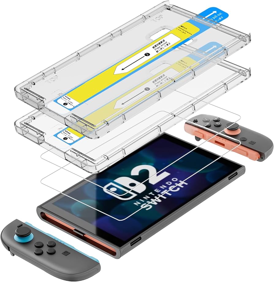 Amazon.co.jp: [Roypad]【2枚セット】for Switch2 保護フィルム ガラス