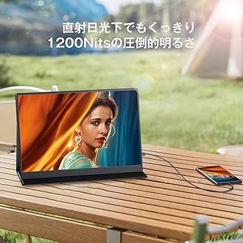 Amazon.co.jp: 【Amazon限定ブランド】KOOLYFUL 4K モバイルモニター