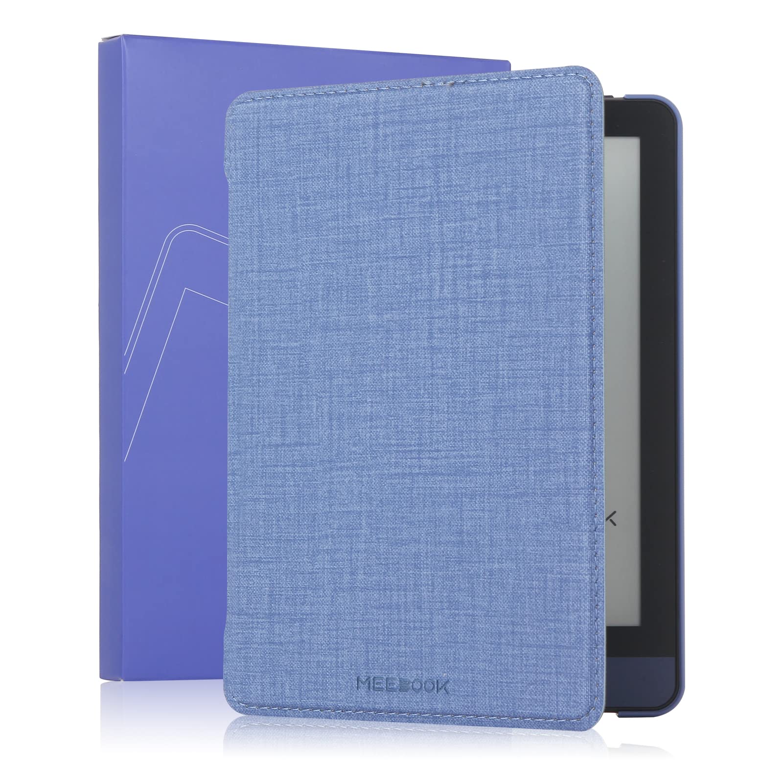 Amazon.co.jp: 6インチMeebook eReader M6用レザーカバー、自動