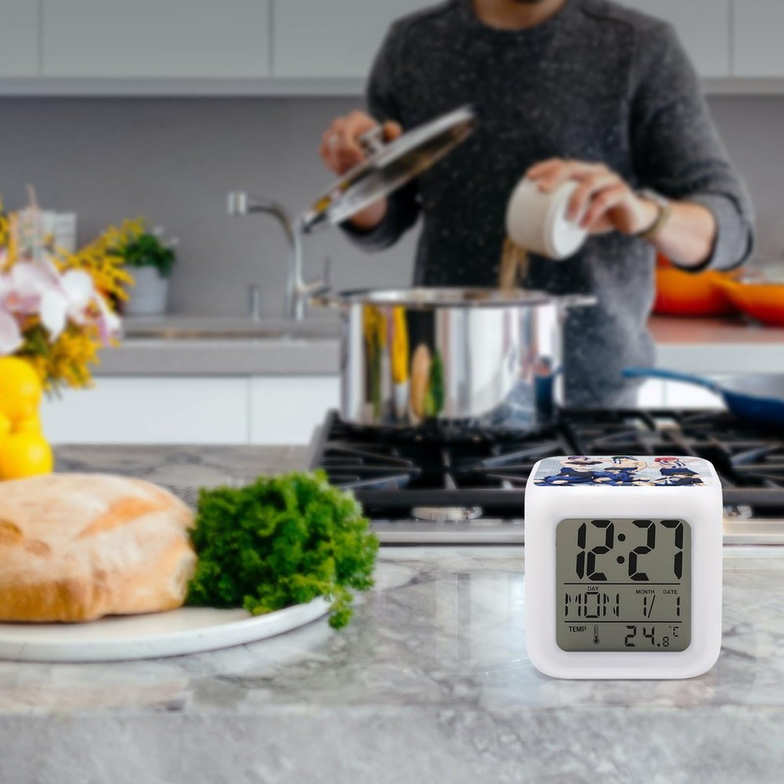 け*い様 ブルーロック 撮り下ろし オリジナルボイス入り 目覚まし時計