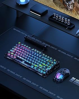 Amazon.com: GravaStar Mercury K1 Lite 75% Gaming Keyboard, 2.4GHz