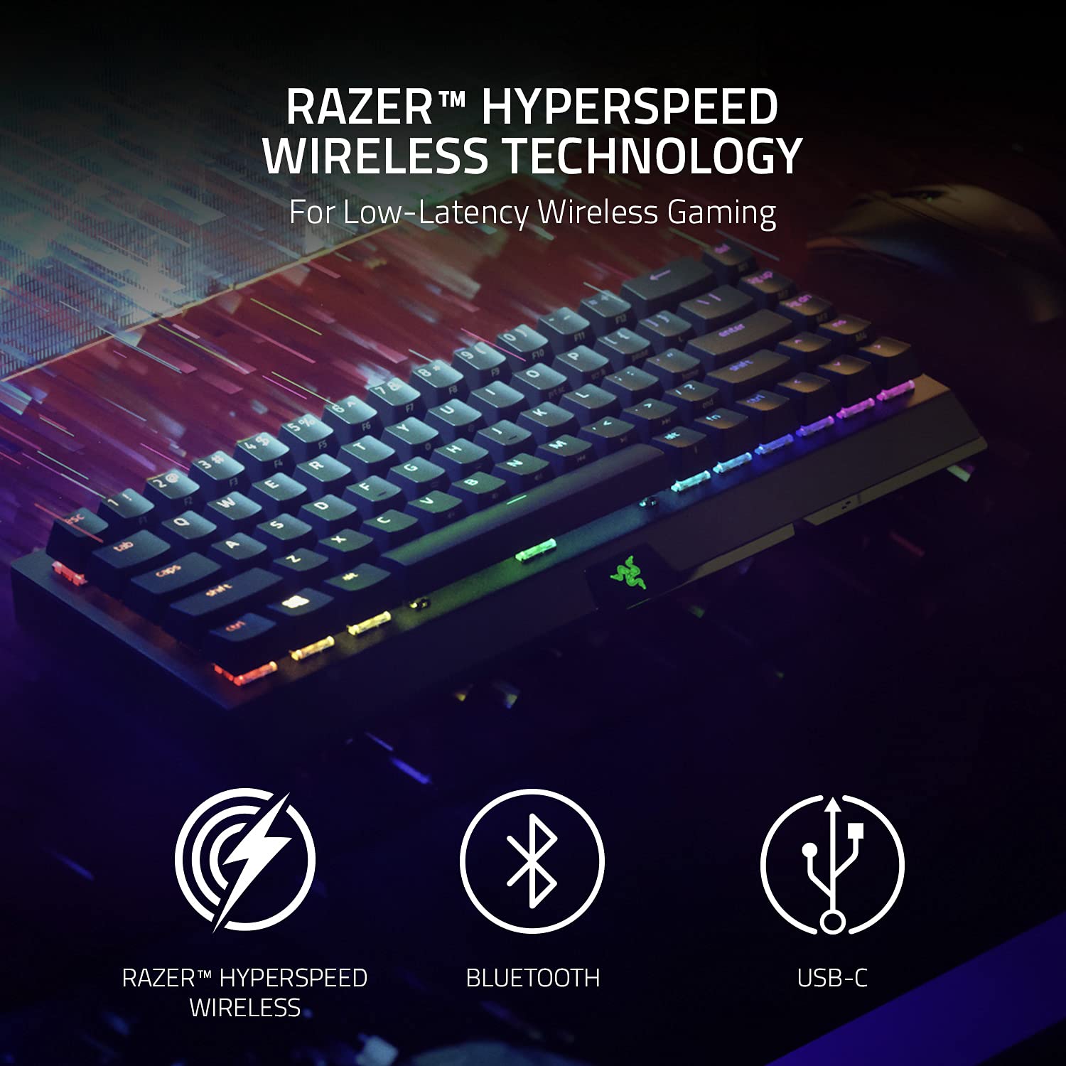 Amazon | Razer BlackWidow V3 Mini HyperSpeed 65% Wireless