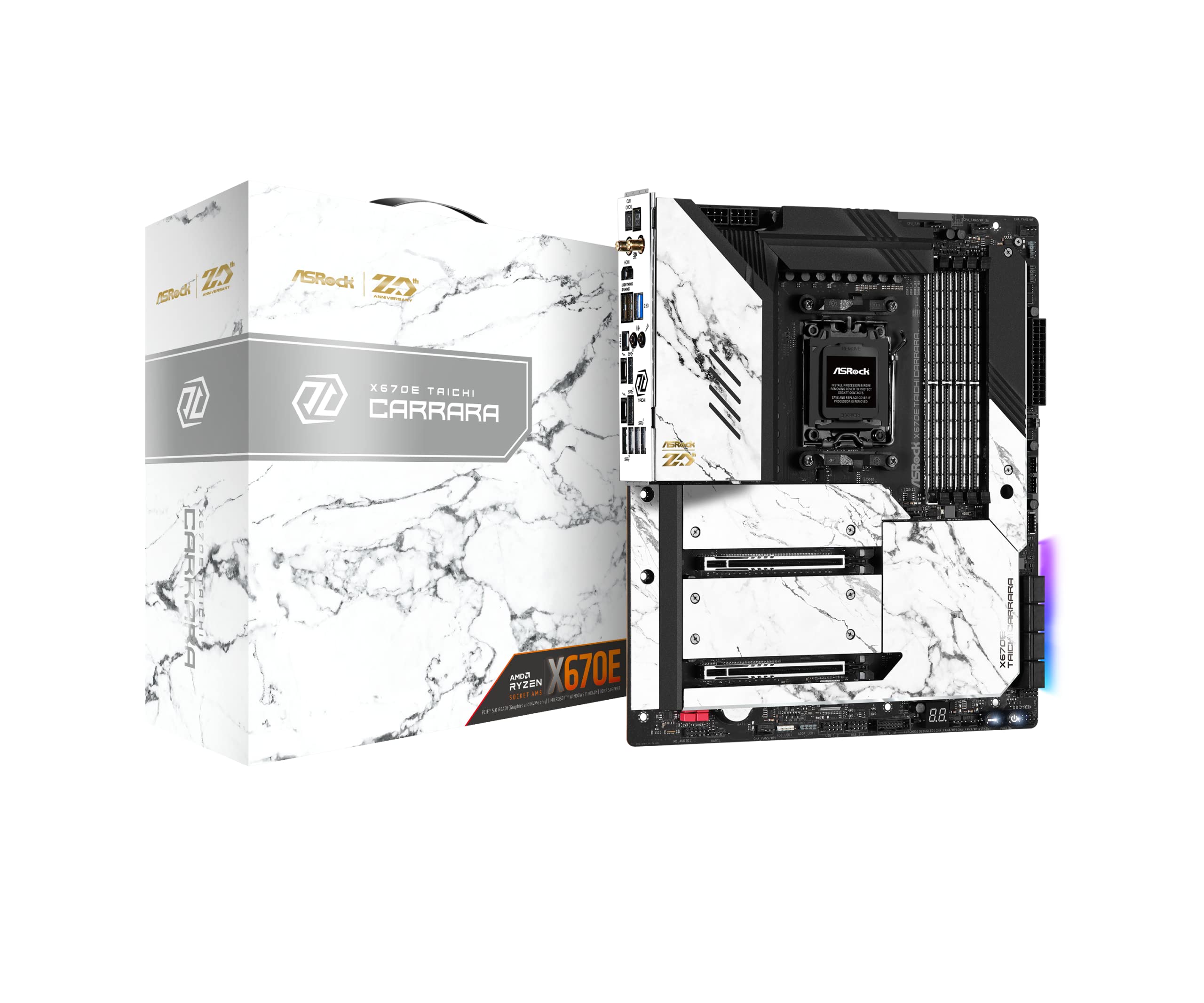 Amazon | ASRock マザーボード X670E Taichi Carrara AMD Ryzen 7000