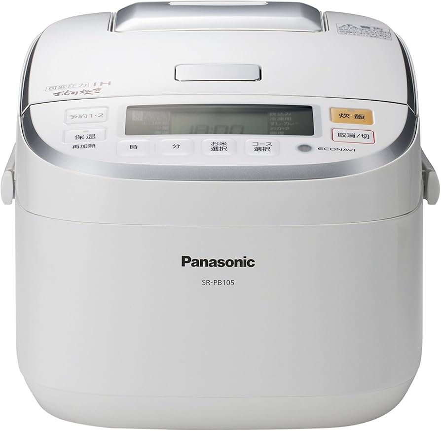 Amazon | パナソニック 5.5合 炊飯器 圧力IH式 おどり炊き ホワイト SR