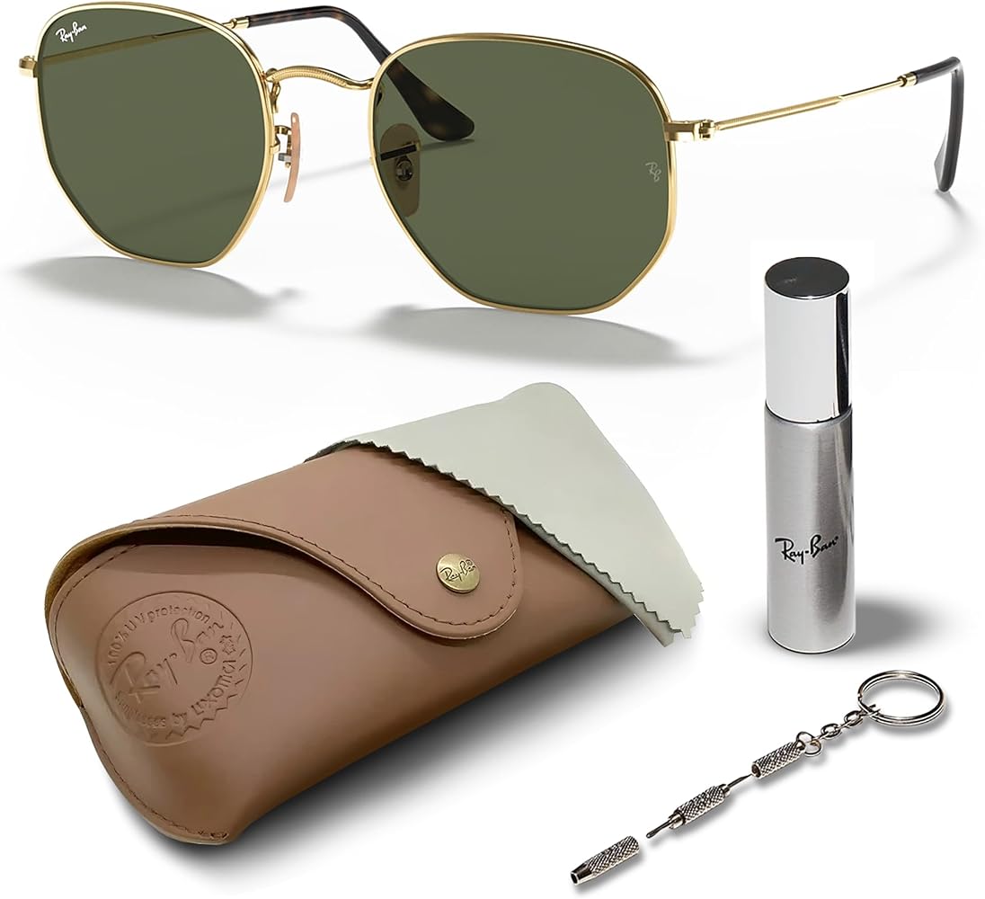 Amazon | Ray-Ban(レイバン) RB3548N 六角形フラットレンズ サングラス