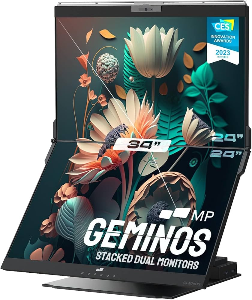 Amazon.co.jp: Mobile Pixels Geminos デュアル24インチスタック