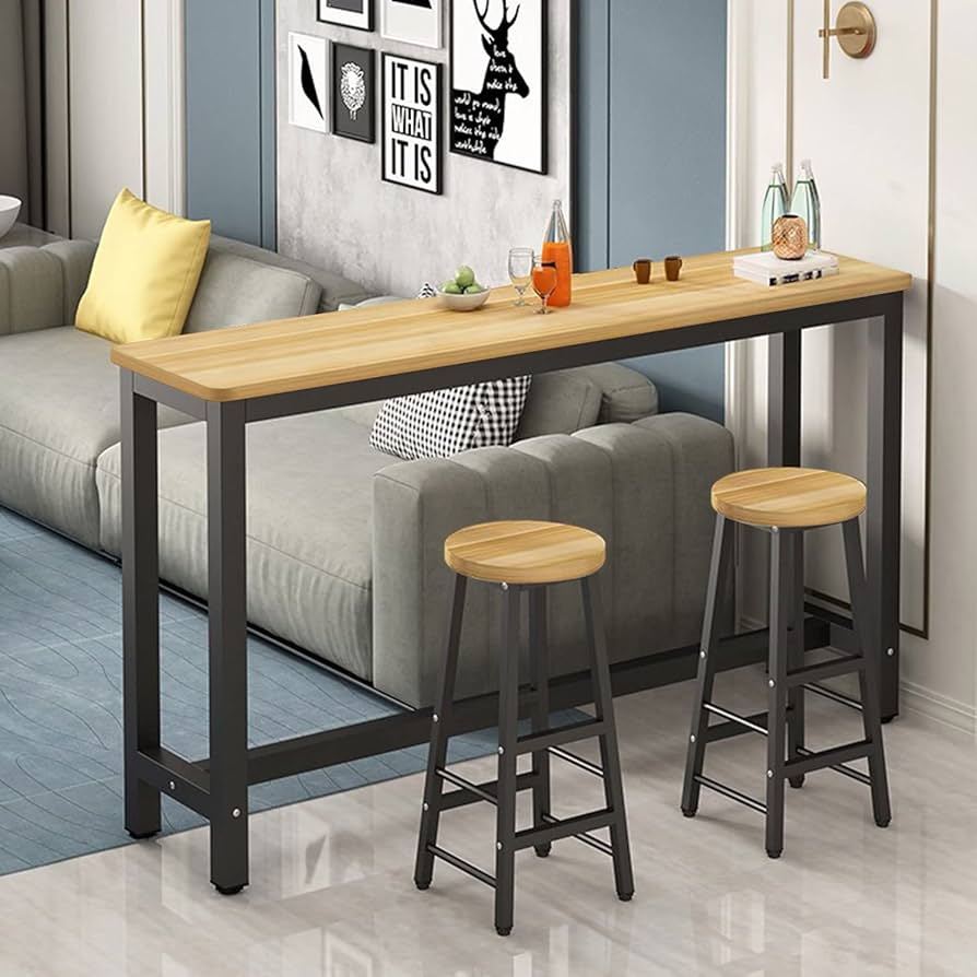 Amazon.co.jp: FVTVHEV カウンターテーブル 3点 セット バーセット