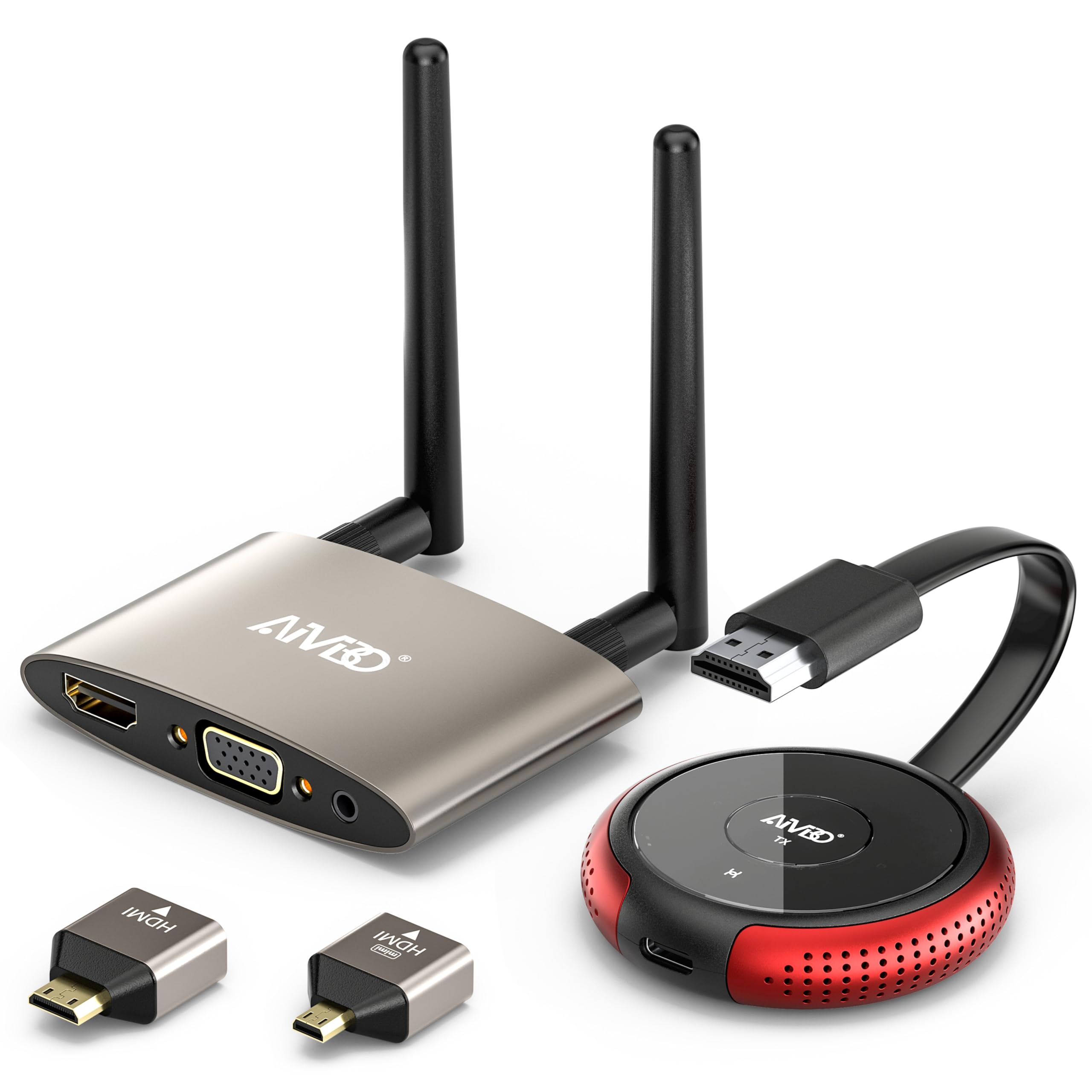 Amazon | AIMIBO ワイヤレスHDMI 送受信機セット HDMI 無線 50m安定