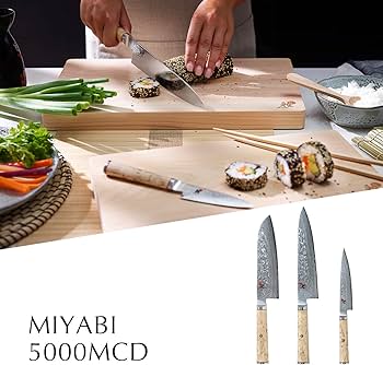 Amazon.com: Miyabi 5000MCD-B Birchwood 3.5 Inch Shotoh Knife