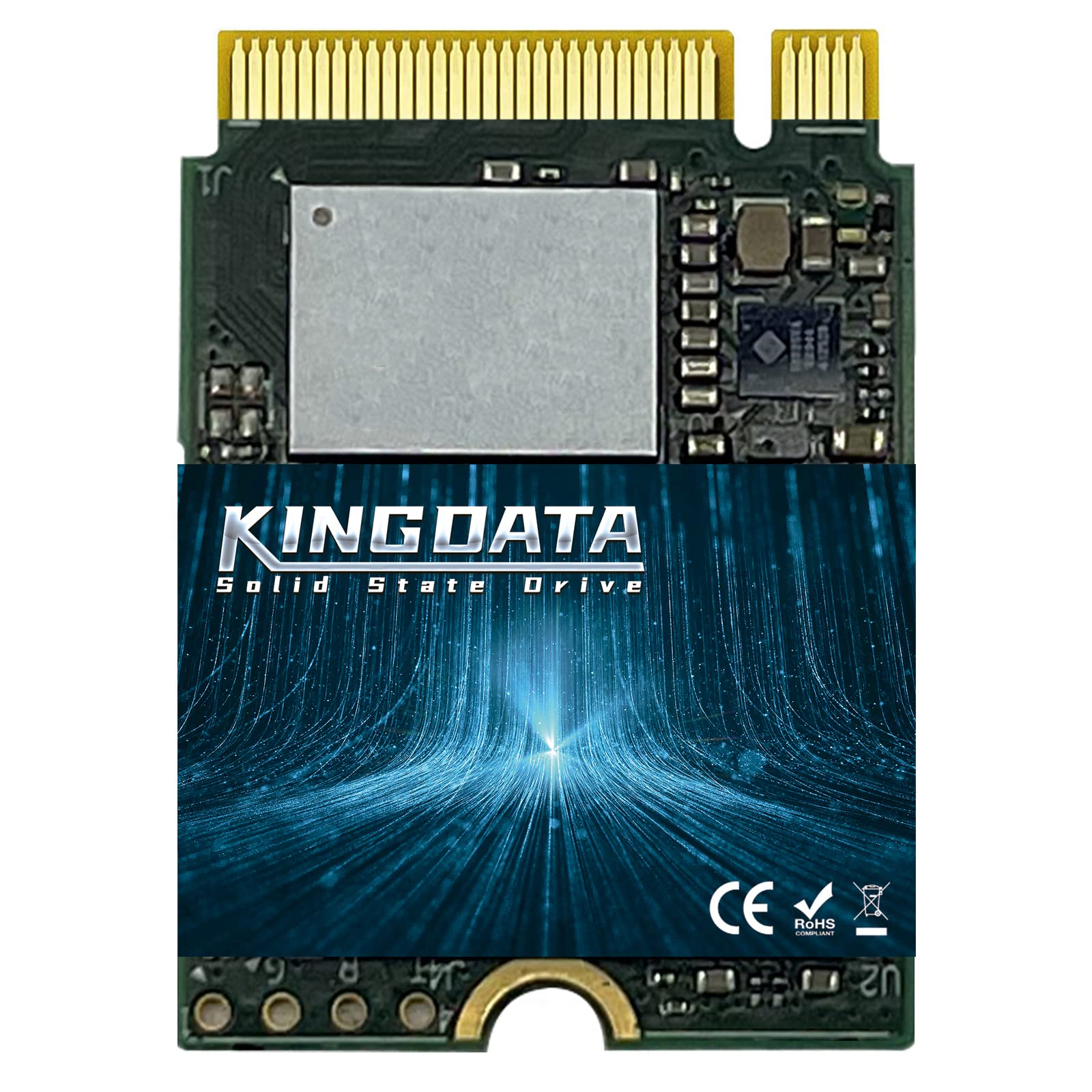 Amazon | KINGDATA SSD M.2 2230 256GB NVMe PCIe Gen 4.0x4 30mm 内蔵