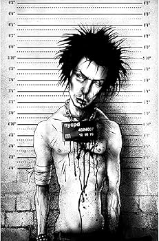 Amazon.com: Sid by Marcus Jones Vicious Mugshot Sex Pistols Punk