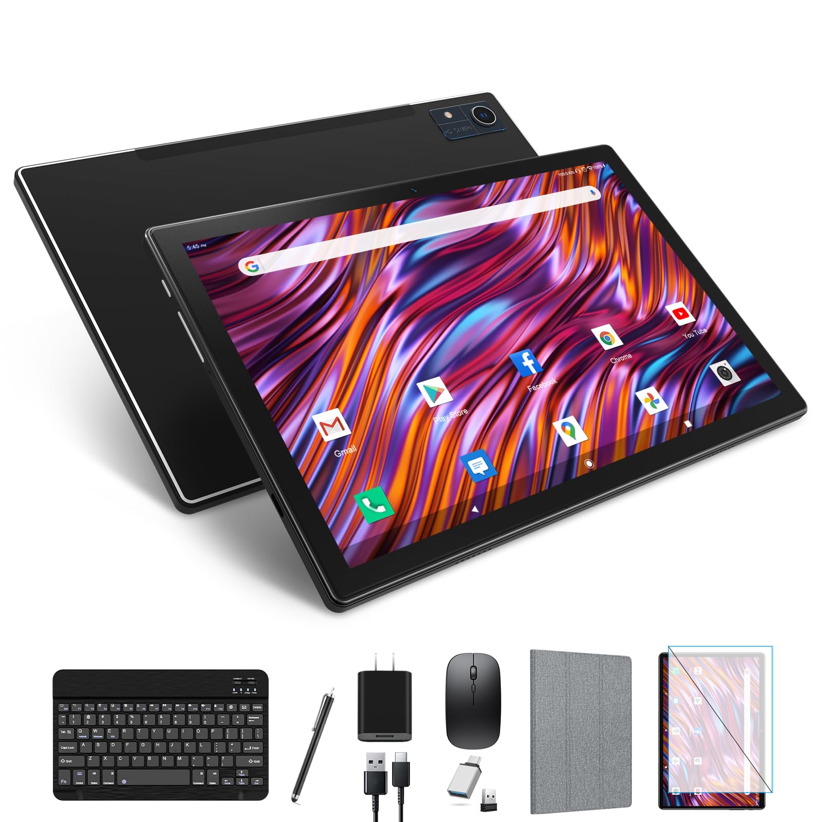 Amazon.com : Latest 2025 Android 13 Tablet, 128GB+16(8+8 Expand)GB