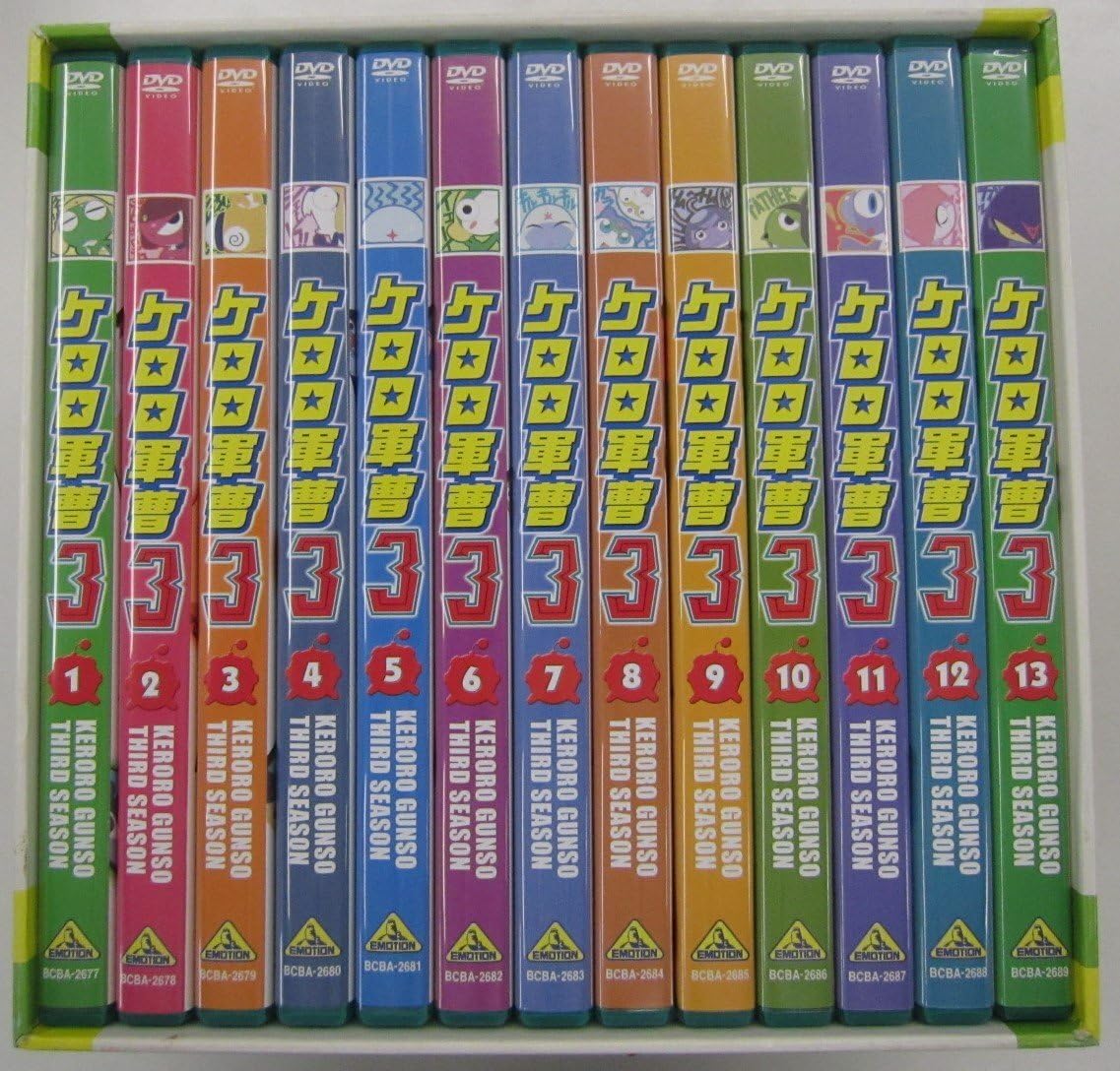 Amazon.co.jp: 【品ケロロ軍曹 アニメDVD 全巻（1期～7期） 各巻末限定