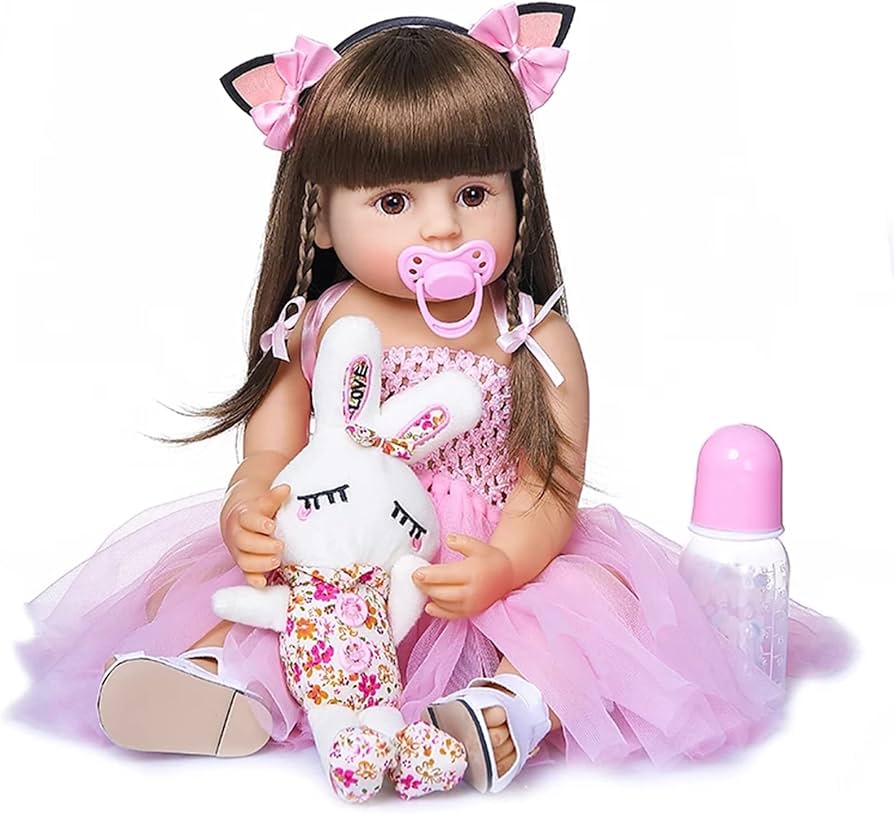 Amazon.co.jp: リボーンドール55CM ベビーフルボディソフトシリコン