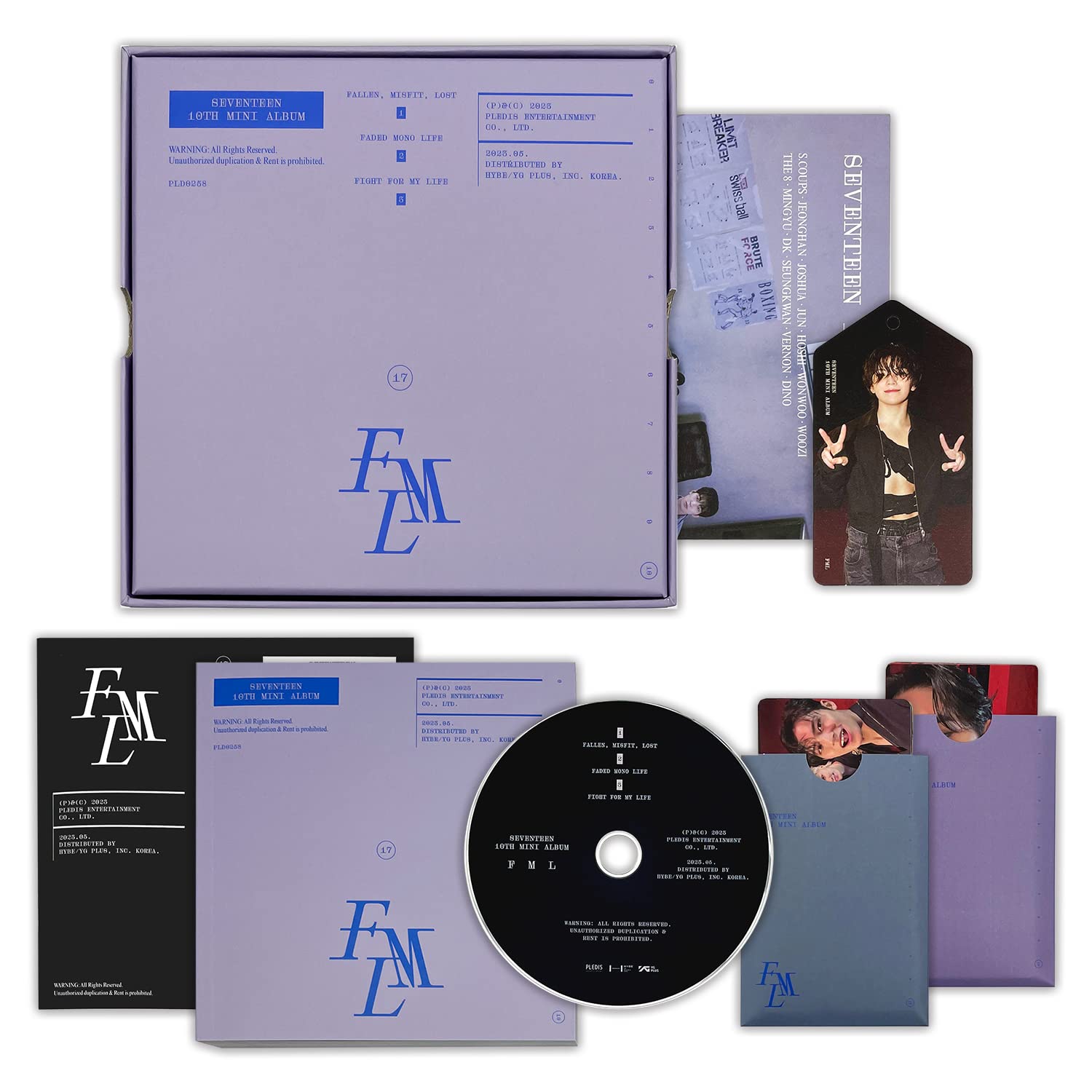 Amazon.com: SEVENTEEN - 10th Mini Album [FML] (Deluxe Ver.) Outbox