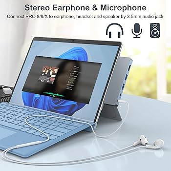 Amazon.co.jp: Surface Pro 9/Pro 8/Pro Xドッキングステーション、6