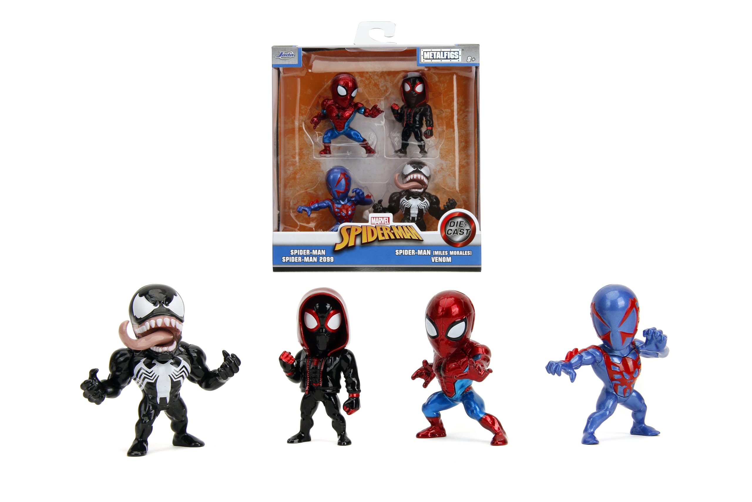 Amazon.co.jp: Jada Toys Marvel スパイダーマン 2.5インチ 4個パック