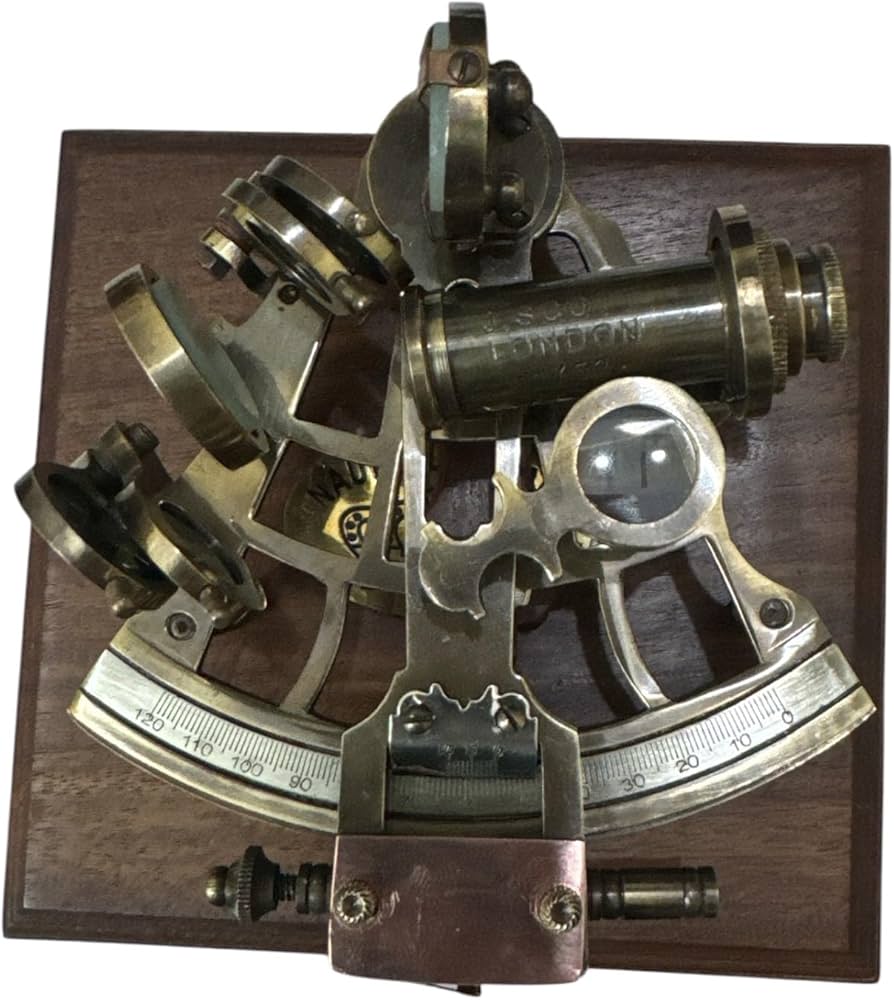 Amazon.co.jp: 真鍮航海六分儀ヴィンテージアンティークアストロラーベ