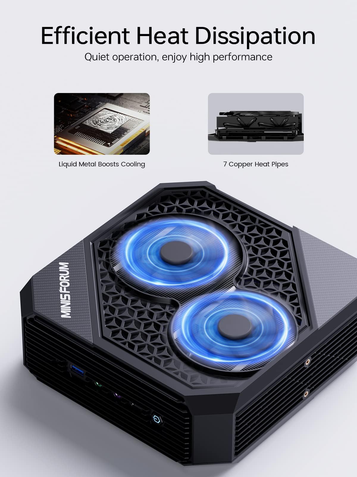 Amazon.com: MINISFORUM Neptune HX100G Mini Gaming PC AMD Ryzen 7