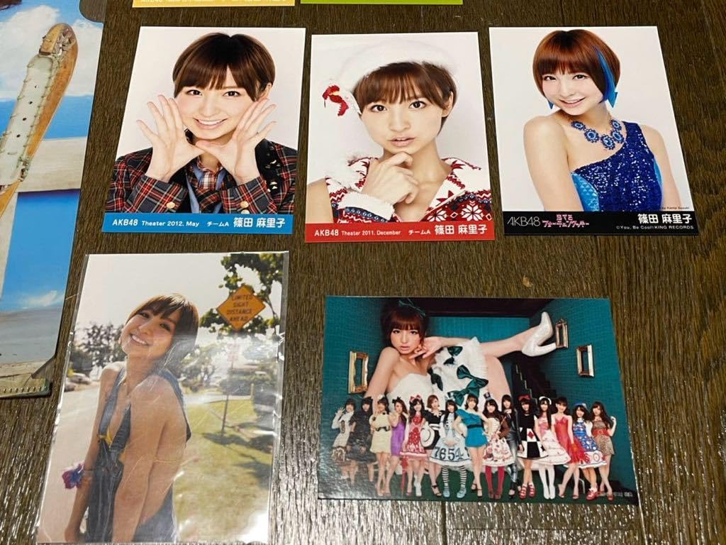 Amazon.co.jp: AKB48 篠田麻里子 生写真 クリアファイル セット 神7