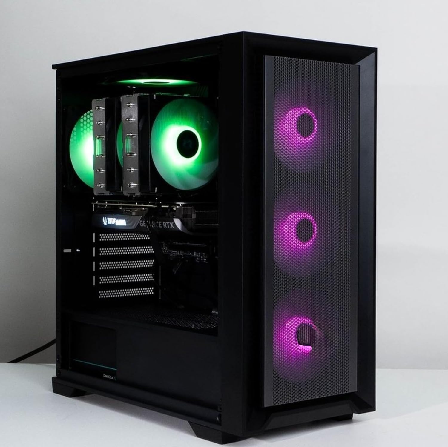 NO DOUBT Gamer Xtreme VR Gaming PC, Ryzen 5 5500 up to 4.2GHz,16GB