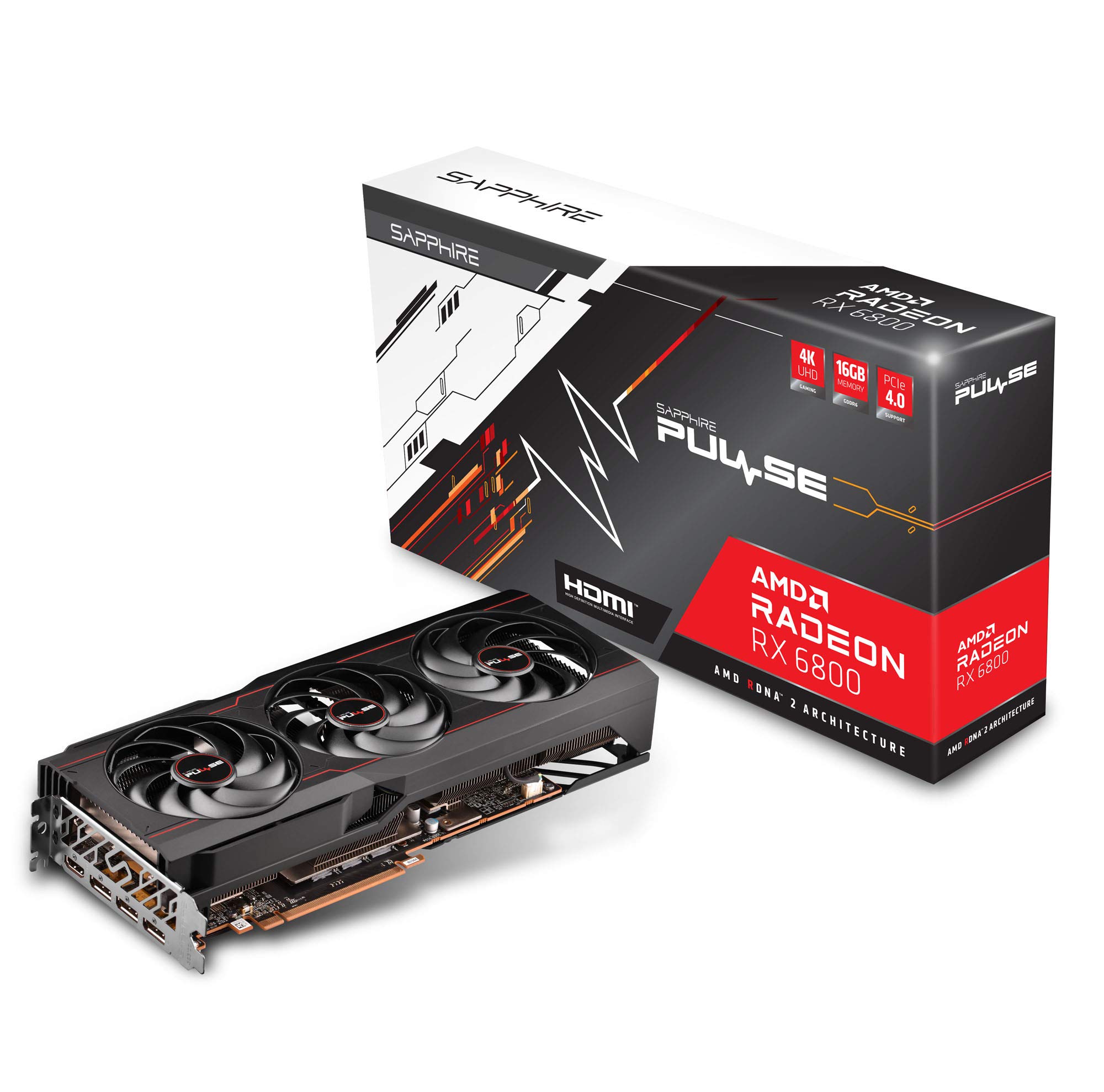Amazon | Sapphire PULSE Radeon RX 6800 OC 16G グラフィックスボード
