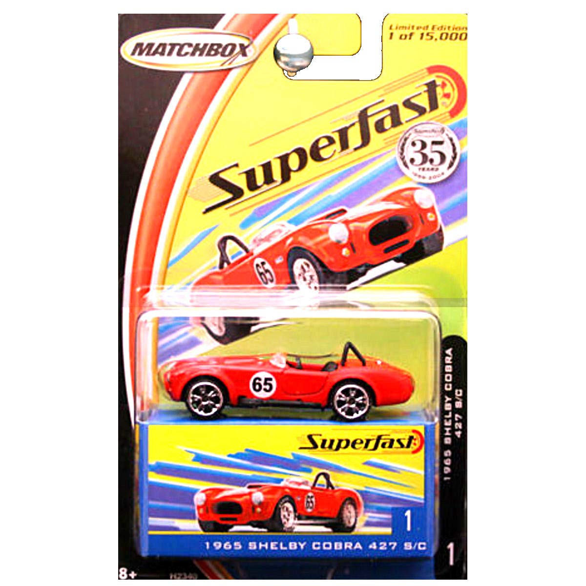 Amazon.com: Matchbox 2004 Superfast 1965 Shelby Cobra 427 SC S/C