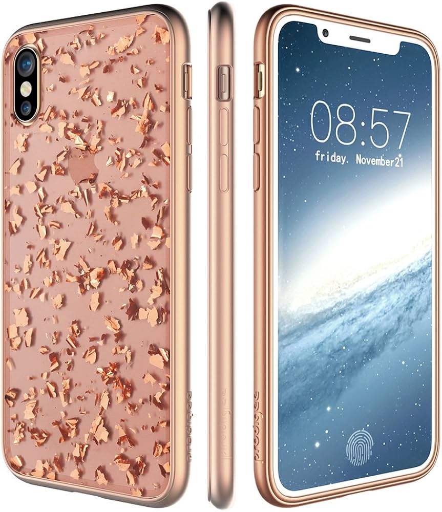 Amazon.com: Apple iPhone X (2017) iPhone Xs (2018) Case - Rose