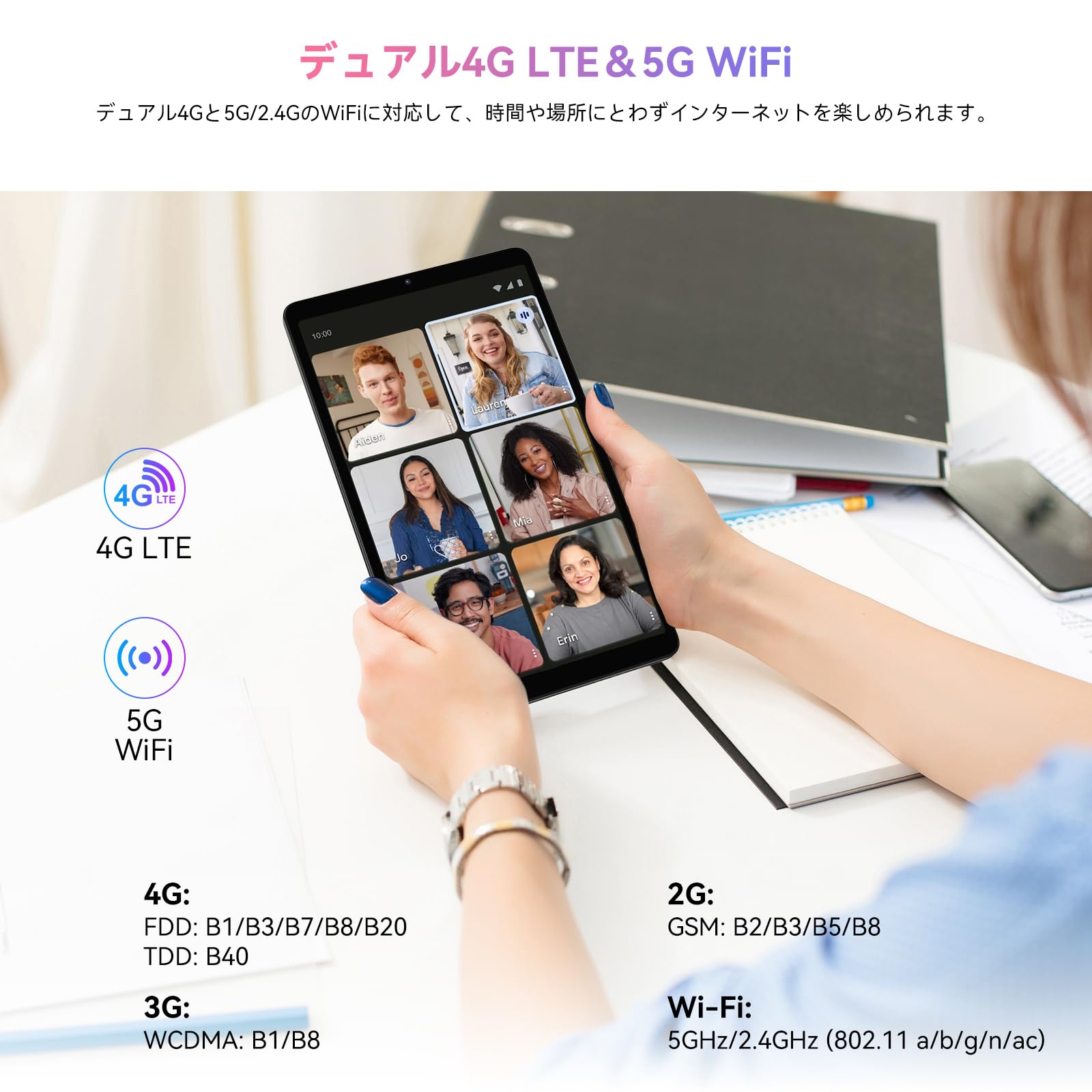 Amazon.co.jp: Blackview Tab60 8.68インチ Android14タブレット 12GB+