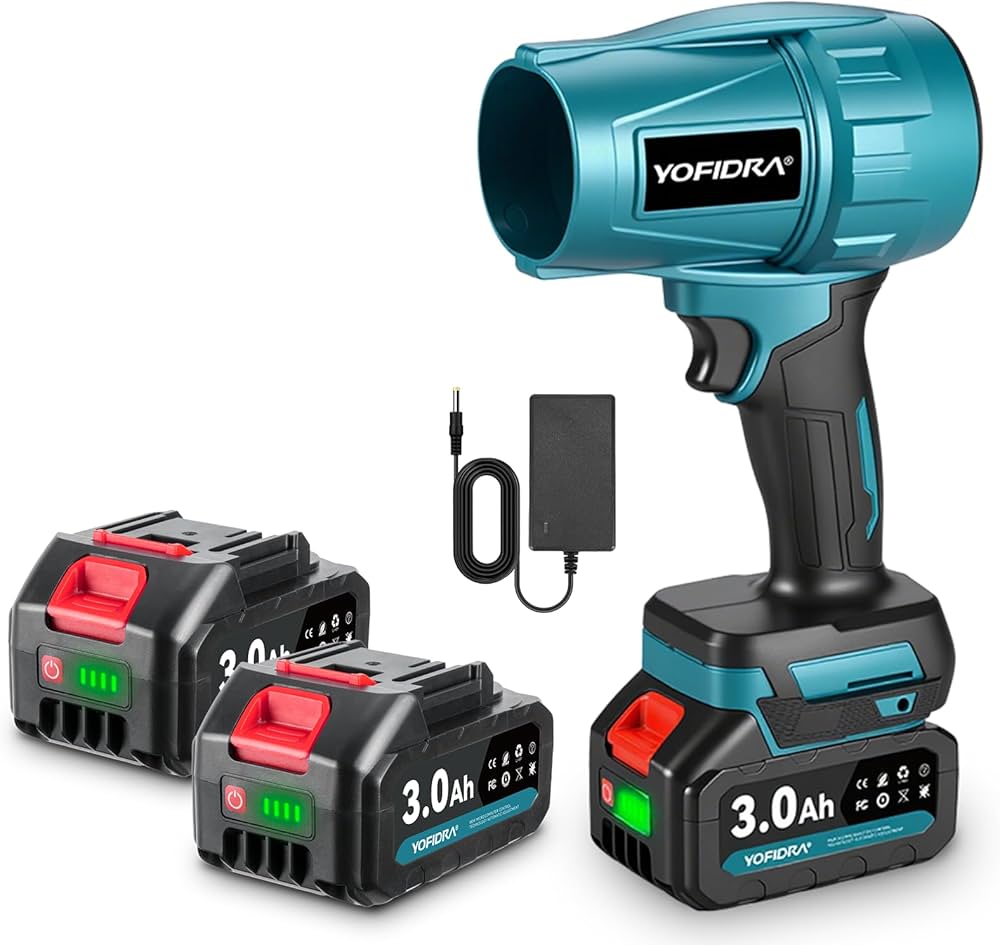 Amazon.co.jp: YOFIDRA ブロワー 洗車 強力 無段階変速 充電式ブロワー