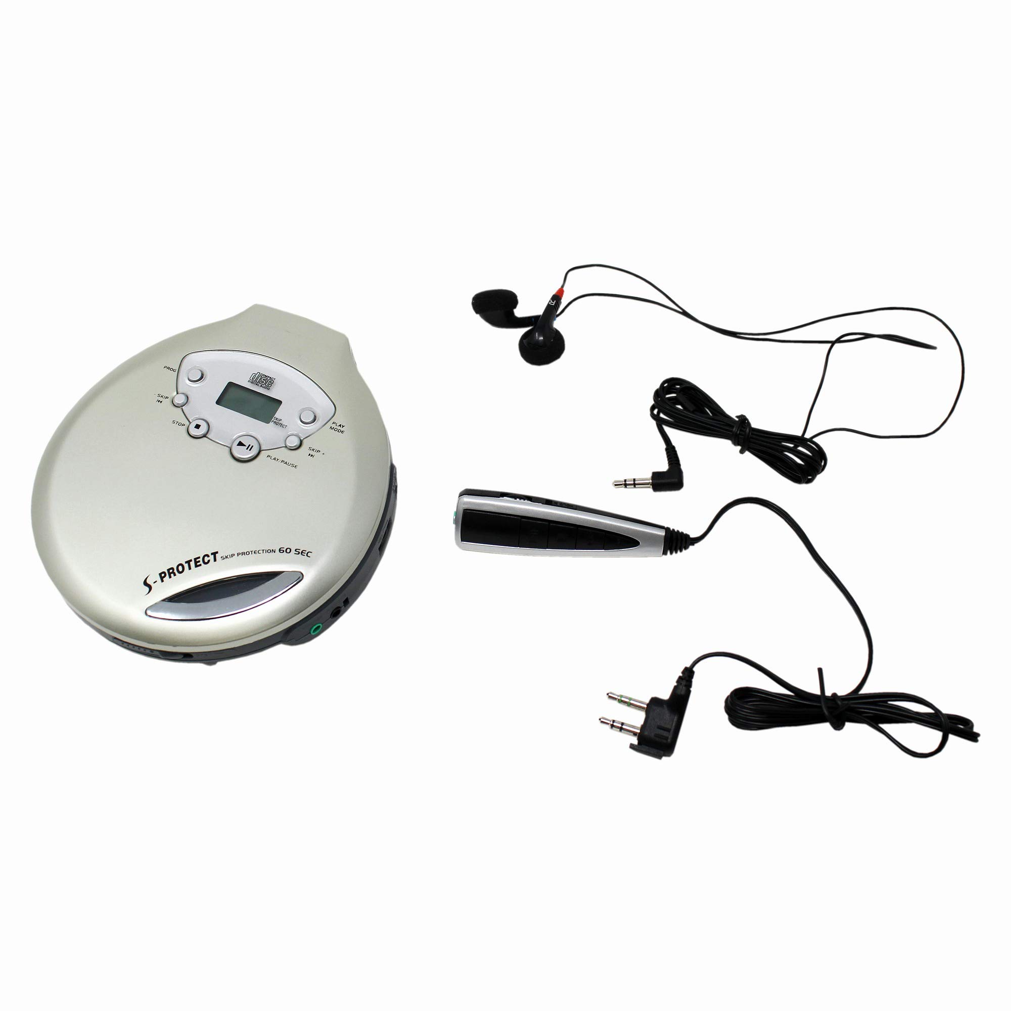 Amazon.co.jp: WINTECH ポータブルCDプレーヤー PCD-56G シャンパン